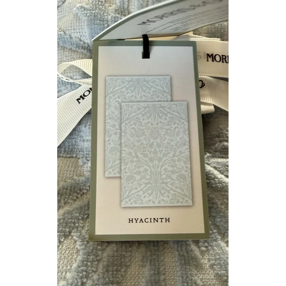 William Morris Hyacinth Hand Towels Soft Luxury 18x28